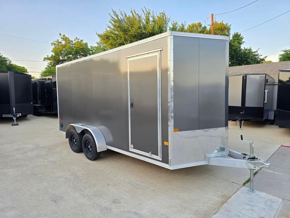 7x16 TA V-Nose Enclosed/Cargo Trailer
