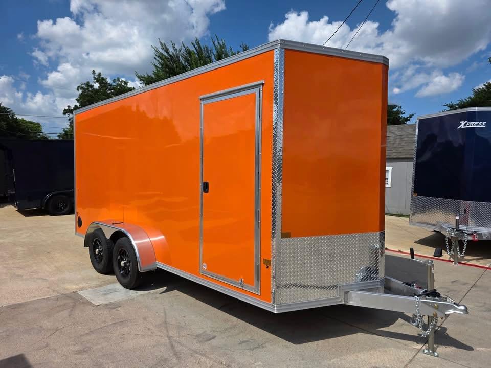 7x16 TA V-Nose Enclosed/Cargo Trailer