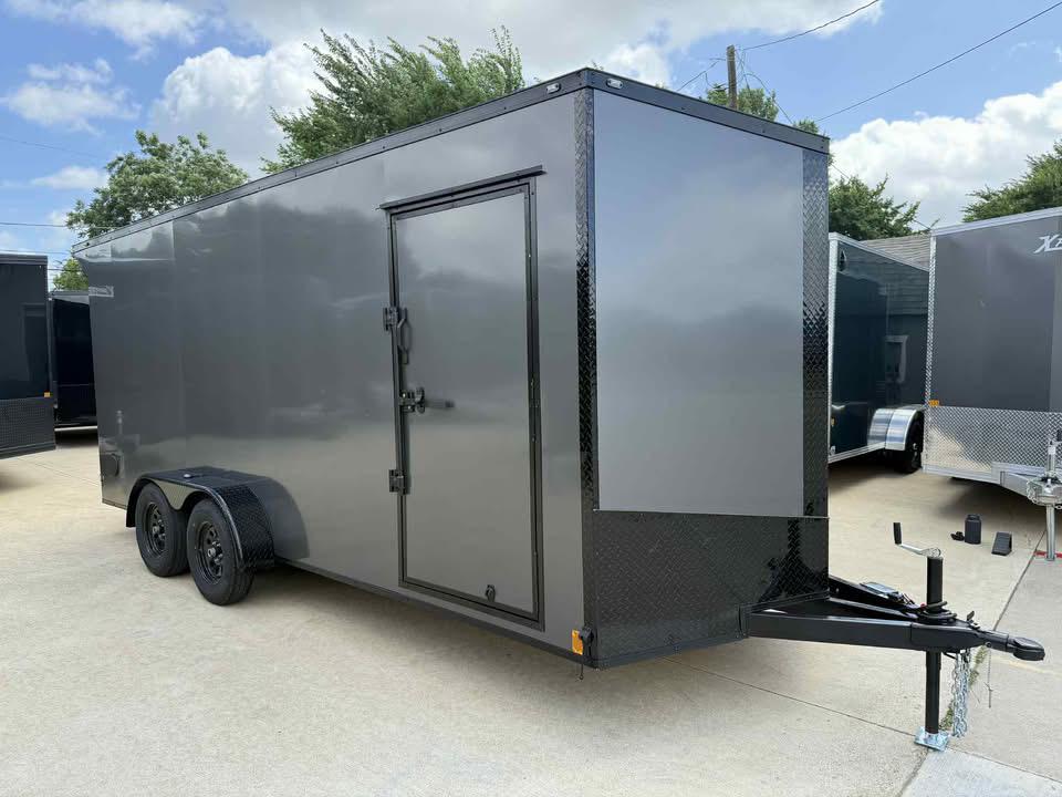 7x18 V-Nose Enclosed/Cargo Trailer