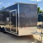 8.5X16 V-Nose Car Hauler Enclosed Trailer