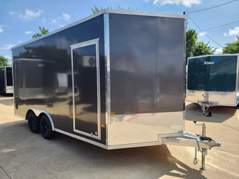 8.5X16 V-Nose Car Hauler Enclosed Trailer