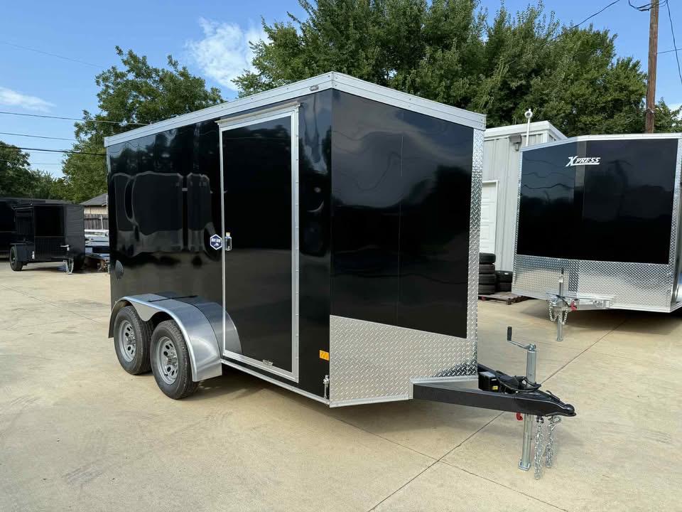 6X12 TA V-Nose Enclosed/Cargo Trailer