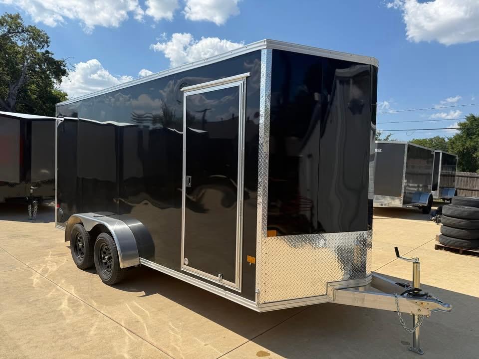 7x16 TA V-Nose Enclosed/Cargo Trailer