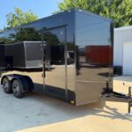 7x16 V-Nose Enclosed/Cargo Trailer