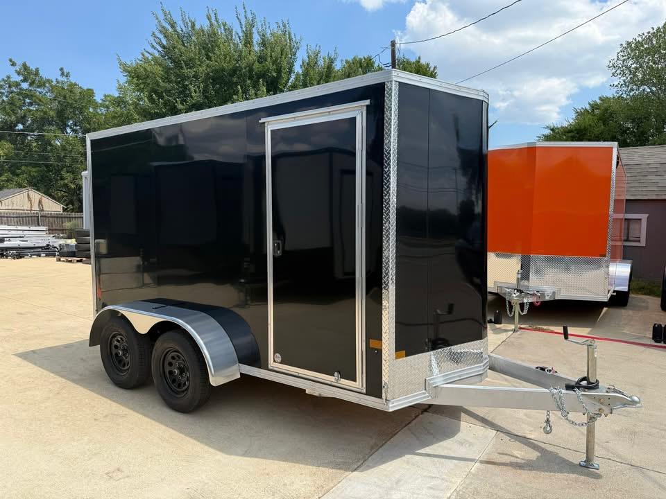 6x12 TA V-Nose Aluminum Enclosed/Cargo Trailer