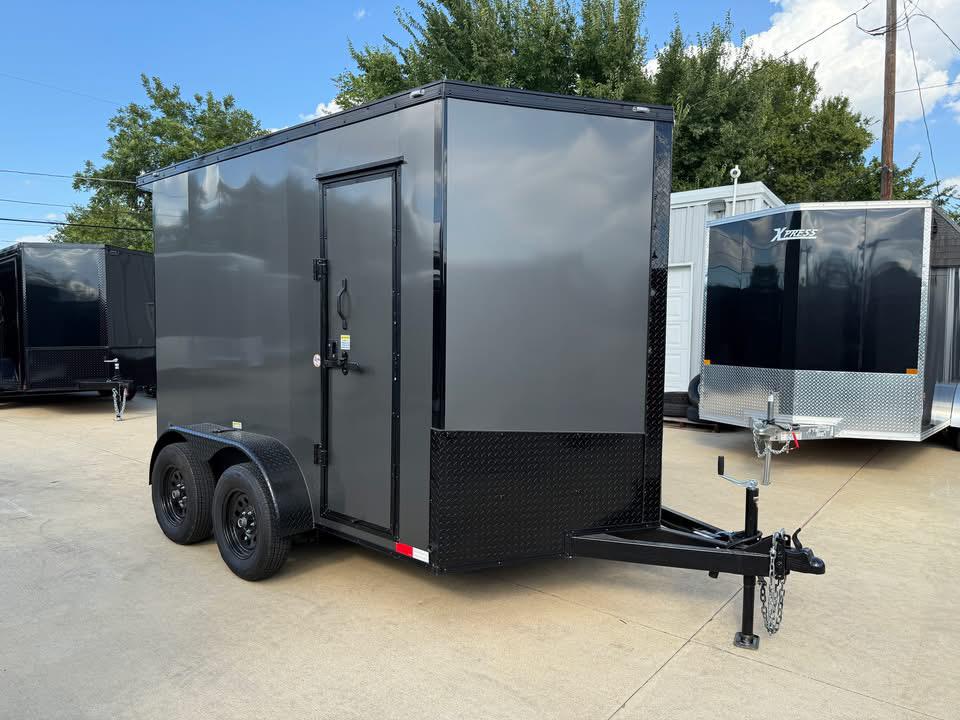 7x10 TA V-Nose Enclosed/Cargo Trailer
