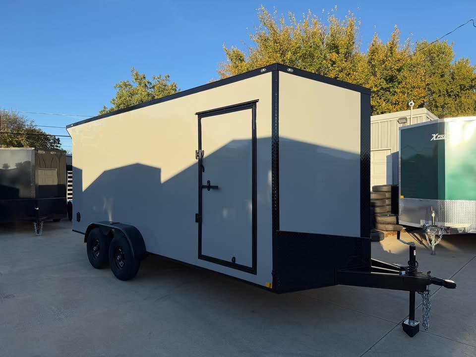 7x18 V-Nose Enclosed/Cargo Trailer