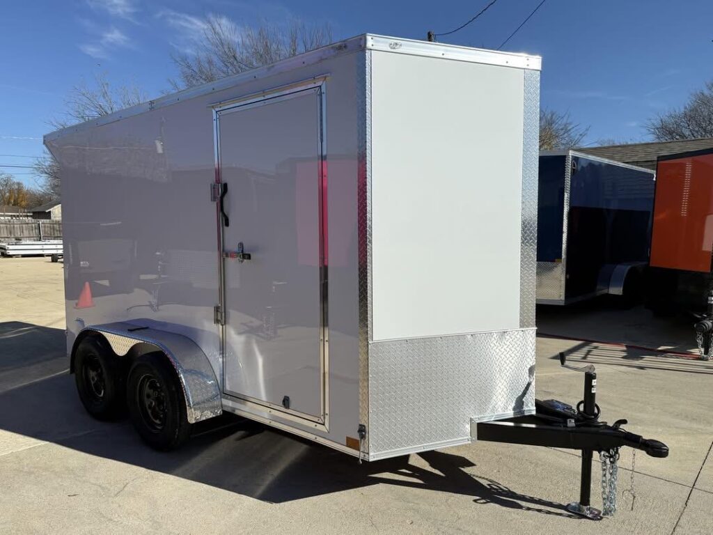6x12 TA V-Nose Enclosed/Cargo Trailer
