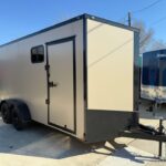 7x16 V-Nose Enclosed/Cargo Trailer