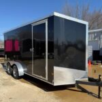 7x16 V-Nose Enclosed/Cargo Trailer.