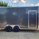 8.5X16 V-Nose Car Hauler Enclosed Trailer