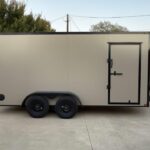 7x16 V-Nose Enclosed/Cargo Trailer.