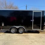 7x16 V-Nose Enclosed/Cargo Trailer.
