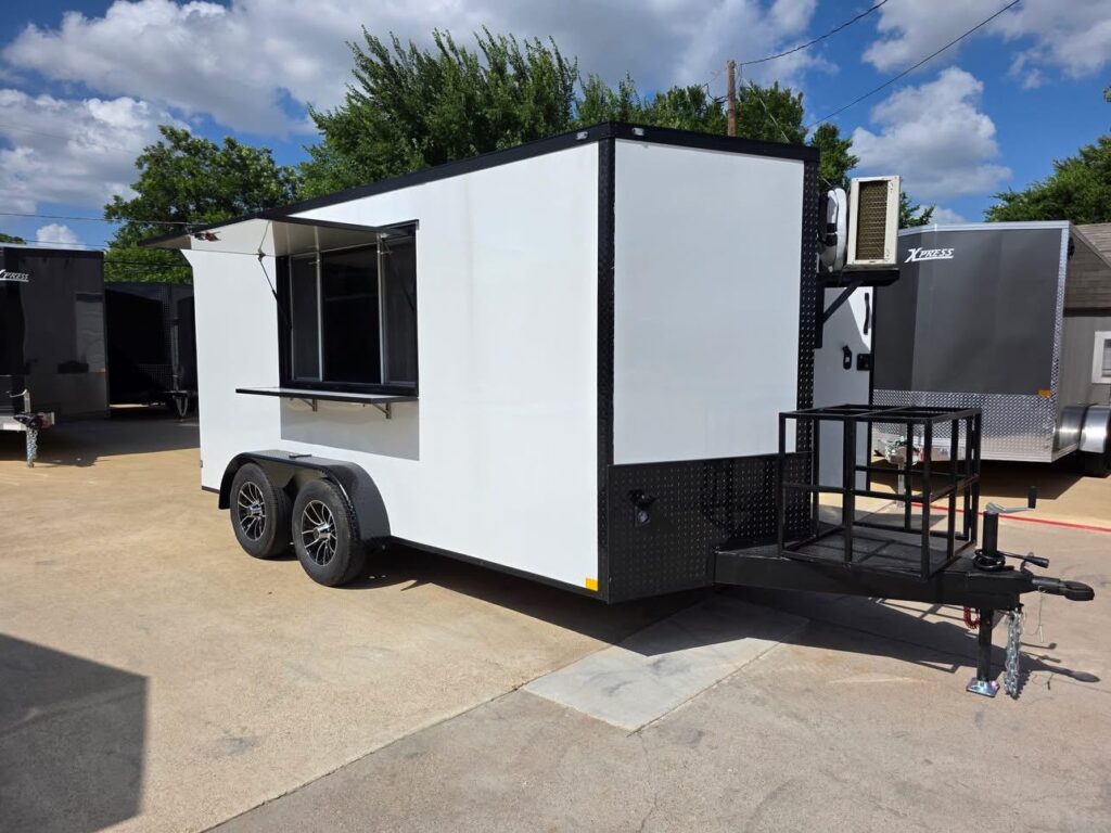 7x14 TA V-Nose Enclosed/Cargo Trailer