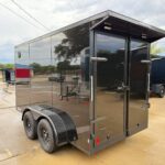 6x12 TA V-Nose Enclosed/Cargo Trailer.