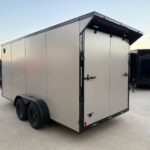 7x16 V-Nose Enclosed/Cargo Trailer.