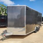8.5X16 V-Nose Car Hauler Enclosed Trailer