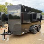 6x12 TA V-Nose Enclosed/Cargo Trailer.