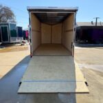 7x16 V-Nose Enclosed/Cargo Trailer.