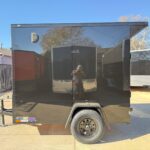 2026 8x5 SA V-Nose Enclosed Cargo Trailer - Black