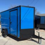 2026 6x10 SA V-Nose Enclosed Cargo Trailer - Blue