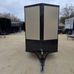 2026 5x10 SA V-Nose Enclosed Cargo Trailer - Tan