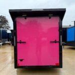 2026 6x12 SA V-Nose Enclosed Cargo Trailer Slant - Pink
