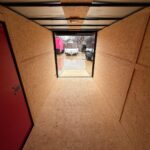 2026 6x12 SA V-Nose Enclosed Cargo Trailer Slant - Pink