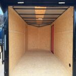 2026 6x12 SA V-Nose Enclosed Cargo Trailer Slant - Pink