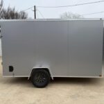 2026 6x12 SA V-Nose Enclosed Cargo Trailer - Silver