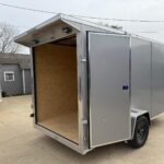 2026 6x12 SA V-Nose Enclosed Cargo Trailer - Silver
