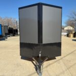 2026 6x12 SA V-Nose Vending Enclosed Trailer - Gray