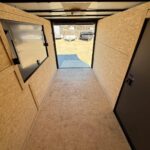 2026 6x12 SA V-Nose Vending Enclosed Trailer - Gray