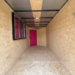 2026 6x12 SA V-Nose Vending Enclosed Trailer - Pink