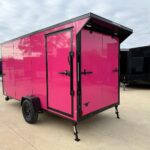 2026 6x14 SA Flat Nose Concession Trailer - Pink