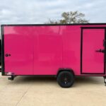 2026 6x14 SA Flat Nose Concession Trailer - Pink