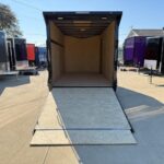 2026 7x14 V-Nose Enclosed Cargo Trailer - Black