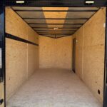 2026 7x14 V-Nose Enclosed Cargo Trailer - Black