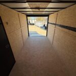 2026 7x14 V-Nose Enclosed Cargo Trailer - Black