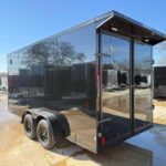 2026 7x16 V-Nose Enclosed Cargo Trailer Barn Doors