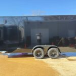 2026 7x16 V-Nose Enclosed Cargo Trailer Barn Doors