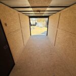 2026 7x16 V-Nose Enclosed Cargo Trailer - Black